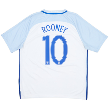 2016-17 England Home Shirt Rooney #10 - 6/10 - (XL)