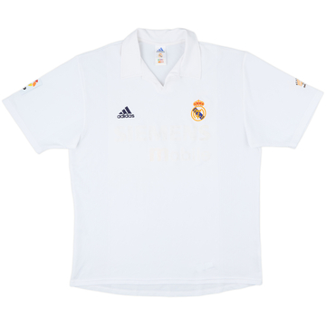 2002-03 Real Madrid Centenary Home Shirt - 4/10 - (L)