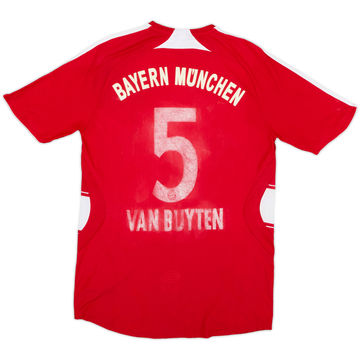 2008-09 Bayern Munich Home Shirt Van Buyten #5 - 4/10 - (M)