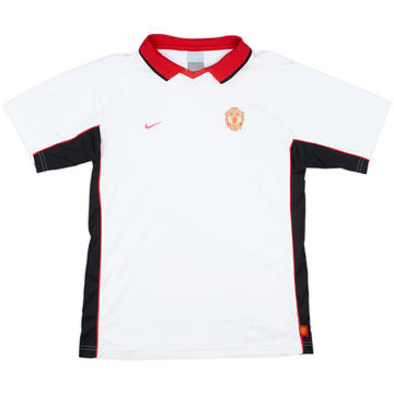 2004-05 Manchester United Nike Polo Shirt - 8/10 - (XL.Boys)