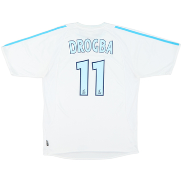 2003-04 Olympique Marseille Home Shirt Drogba #11 - 6/10 - (M)