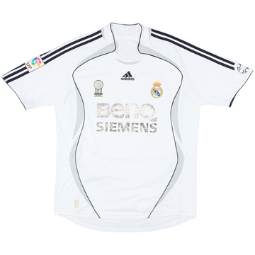 2006-07 Real Madrid Home Shirt - 4/10 - (L)