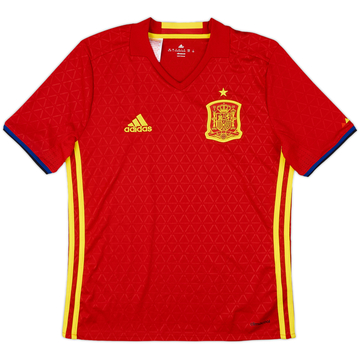 2016-17 Spain Home Shirt - 10/10 - (L.Boys)