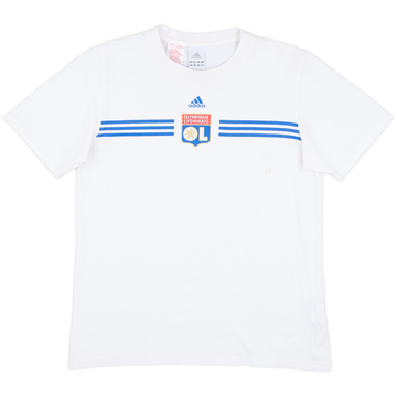 2010-11 Lyon adidas Cotton Tee - 7/10 - (XL.Boys)