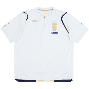 2006-07 England Umbro 1/4 Zip Training Shirt - 7/10 - (XXL)