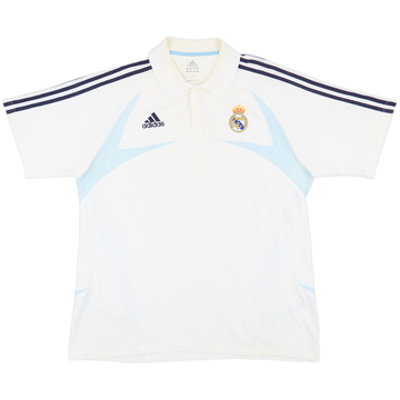 2007-08 Real Madrid adidas Polo Shirt - 8/10 - (XL)