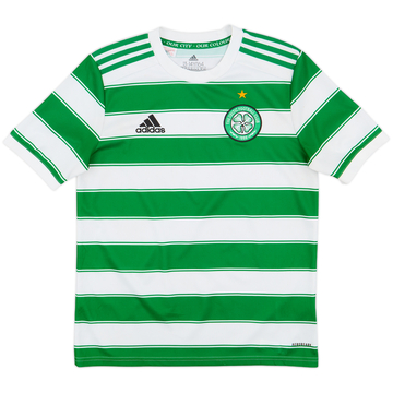 2021-22 Celtic Home Shirt - 7/10 - (L.Boys)