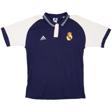 1998-00 Real Madrid adidas Polo Shirt - 9/10 - (L)