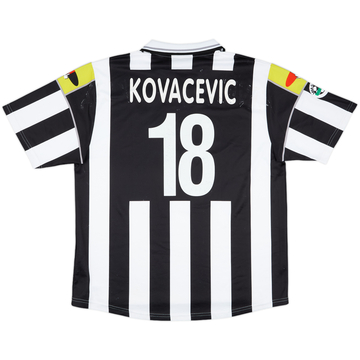 2000-01 Juventus Match Issue Home Shirt Kovacevic #18