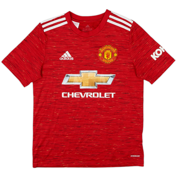 2020-21 Manchester United Home Shirt - 6/10 - (L.Boys)