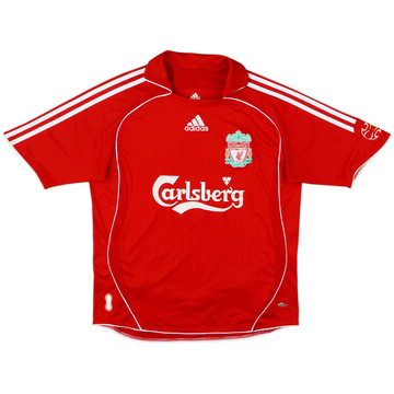 2006-08 Liverpool Home Shirt - 7/10 - (L.Boys)