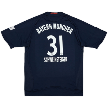 2008-09 Bayern Munich Away Shirt Schweinsteiger #31 - 7/10 - (XL.Boys)