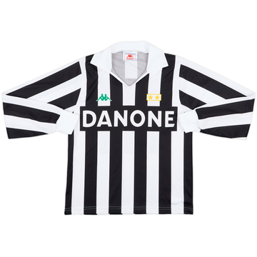 1992-94 Juventus Home L/S Shirt - 8/10 - (S.Boys)