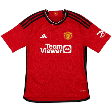 2023-24 Manchester United Home Shirt - 9/10 - (L.Boys)