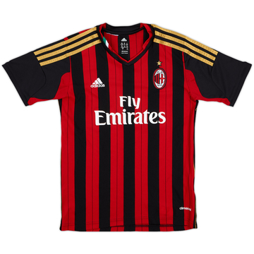 2013-14 AC Milan Home Shirt - 7/10 - (M.Boys)