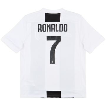 2018-19 Juventus Home Shirt Ronaldo #7 - 8/10 - (L.Boys)