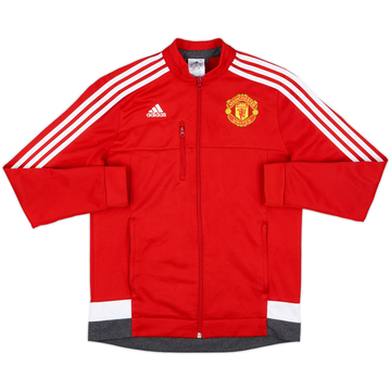 2015-16 Manchester United adidas Track Jacket - 8/10 - (L.Boys)