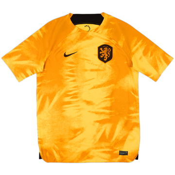 2022-23 Netherlands Home Shirt - 8/10 - (XL.Boys)