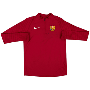 2021-22 Barcelona Nike 1/4 Zip Drill Top - 7/10 - (XL.Boys)