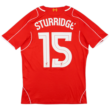 2014-15 Liverpool Home Shirt Sturridge #15 - 5/10 - (S)