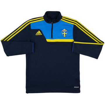 2013-14 Sweden adidas 1/4 Zip Drill Top - 8/10 - (S)