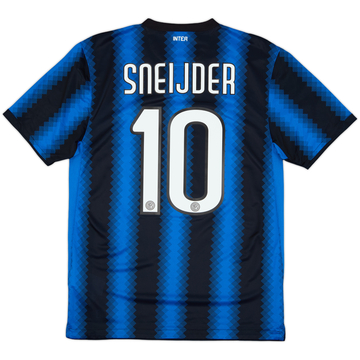 2010-11 Inter Milan Home Shirt Sneijder #10 - 10/10 - (M)
