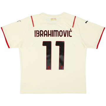 2021-22 AC Milan Away Shirt Ibrahimovic #11 - 9/10 - (XL)