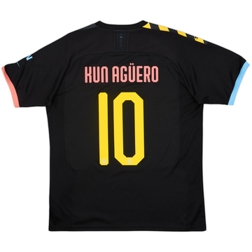 2019-20 Manchester City Away Shirt Kun Aguero #10 - 7/10 - (L)