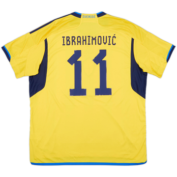 2022-23 Sweden Home Shirt Ibrahimovic #11 - 8/10 - (XXL)