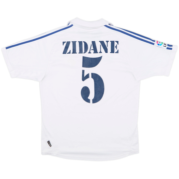 2001 Real Madrid Home Shirt Zidane #5 - 6/10 - (M)