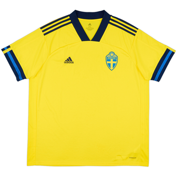 2020-21 Sweden Home Shirt - 8/10 - (XXL)