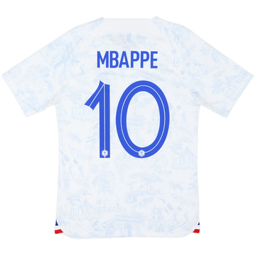 2022-23 France Away Shirt Mbappe #10 - 9/10 - (S)