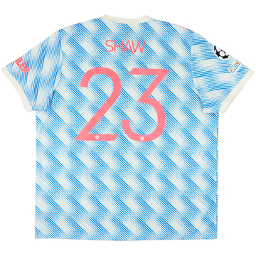 2021-22 Manchester United Away Shirt Shaw #23 - 7/10 - (XXL)