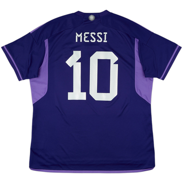 2022-23 Argentina Away Shirt Messi #10 - 8/10 - (XXL)