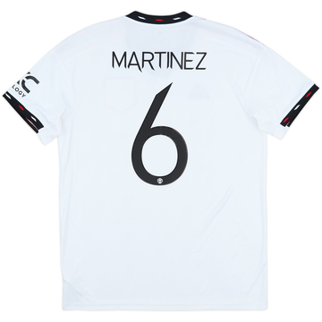 2022-23 Manchester United Away Shirt Martinez #6 - 7/10 - (L)