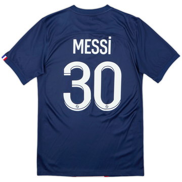 2022-23 Paris Saint-Germain Home Shirt Messi #30 - 7/10 - (S)