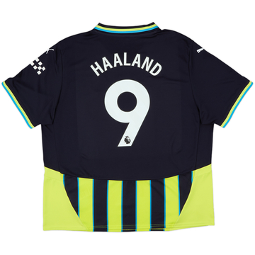 2024-25 Manchester City Away Shirt Haaland #9 - 10/10 - (XXL)