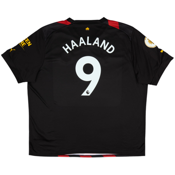 2022-23 Manchester City Away Shirt Haaland #9 - 10/10 - (3XL)