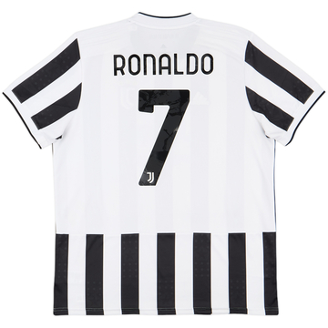 2021-22 Juventus Home Shirt Ronaldo #7 - 5/10 - (XL)