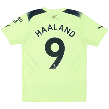 2022-23 Manchester City Third Shirt Haaland #9 - 9/10 - (S)