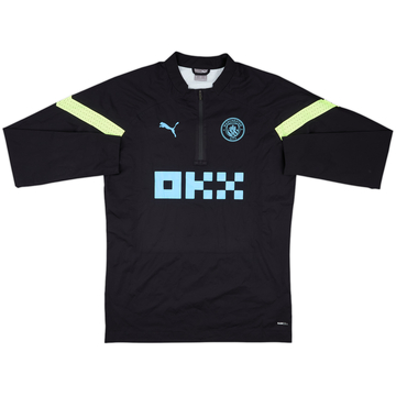 2022-23 Manchester City Puma 1/4 Zip Drill Top - 10/10 - (XL)