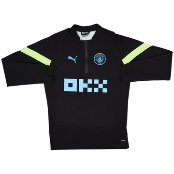 2022-23 Manchester City Puma 1/4 Zip Drill Top - 10/10 - (S)