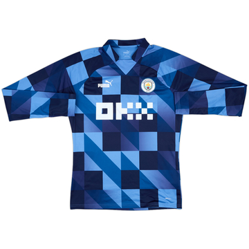 2022-23 Manchester City Puma Pre Match Sweat Top - 7/10 - (M)