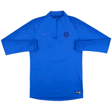 2020-21 Chelsea Nike 1/4 Zip Sweat Top - 9/10 - (S)