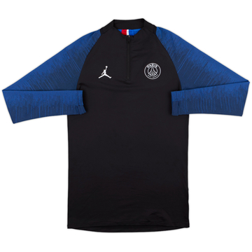 2020-21 Paris Saint-Germain Nike 1/4 Zip Sweat Top - 8/10 - (S)