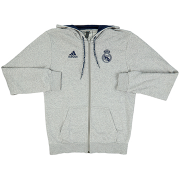 2019-20 Real Madrid adidas Zipped Hooded Sweat Top - 9/10 - (S)