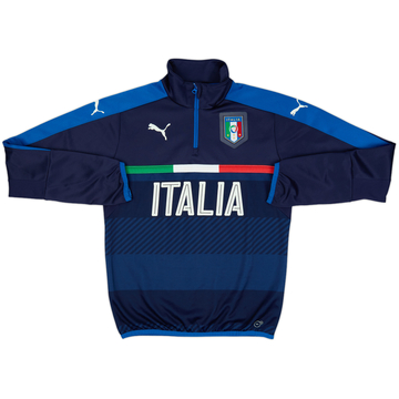 2016-17 Italy Puma 1/4 Zip Drill Top - 8/10 - (S)