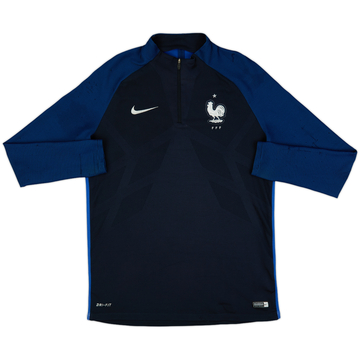 2016-17 France Nike 1/4 Zip Drill Top - 6/10 - (L)