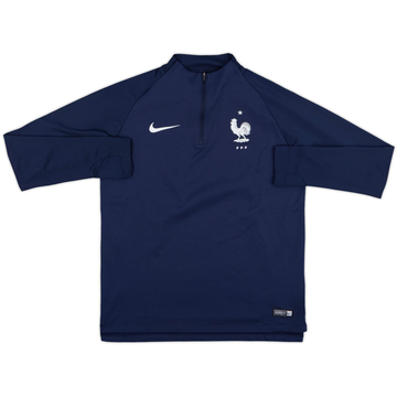 2018-19 France Nike 1/4 Zip Drill Top - 10/10 - (M)