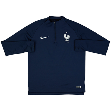 2018-19 France Nike 1/4 Zip Drill Top - 8/10 - (M)